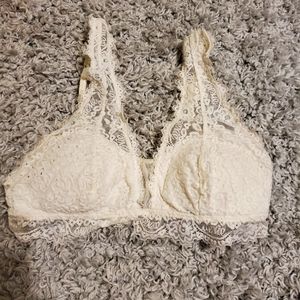 Aerie white lace bralette